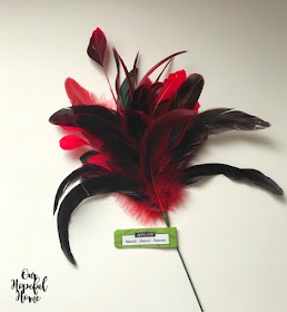 czerwone czarne pióra koguta coque tail craft