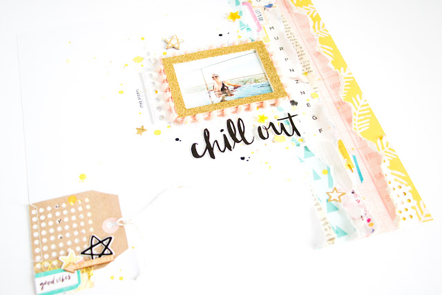 Chill Out by ScatteredConfetti. // #scrapbooking #layout #citrustwistkits #cratepaper