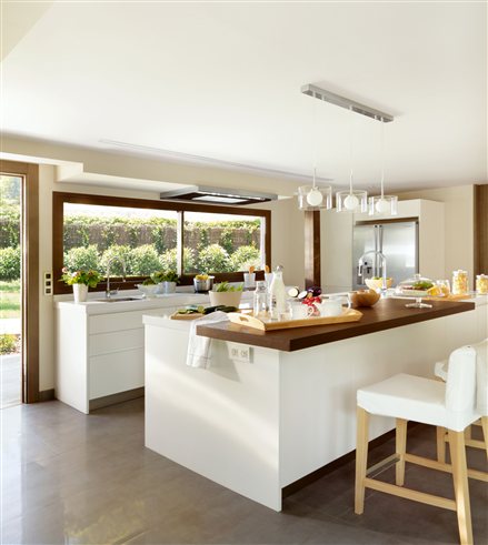 Una cocina de diseño