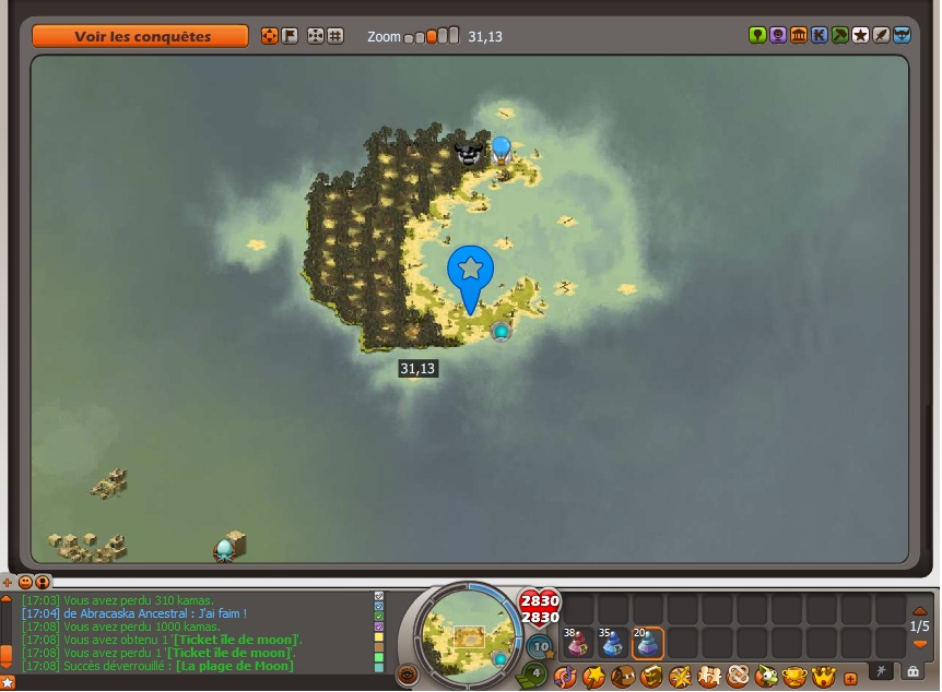 LiTeam Se rendre sur l'île de Moon