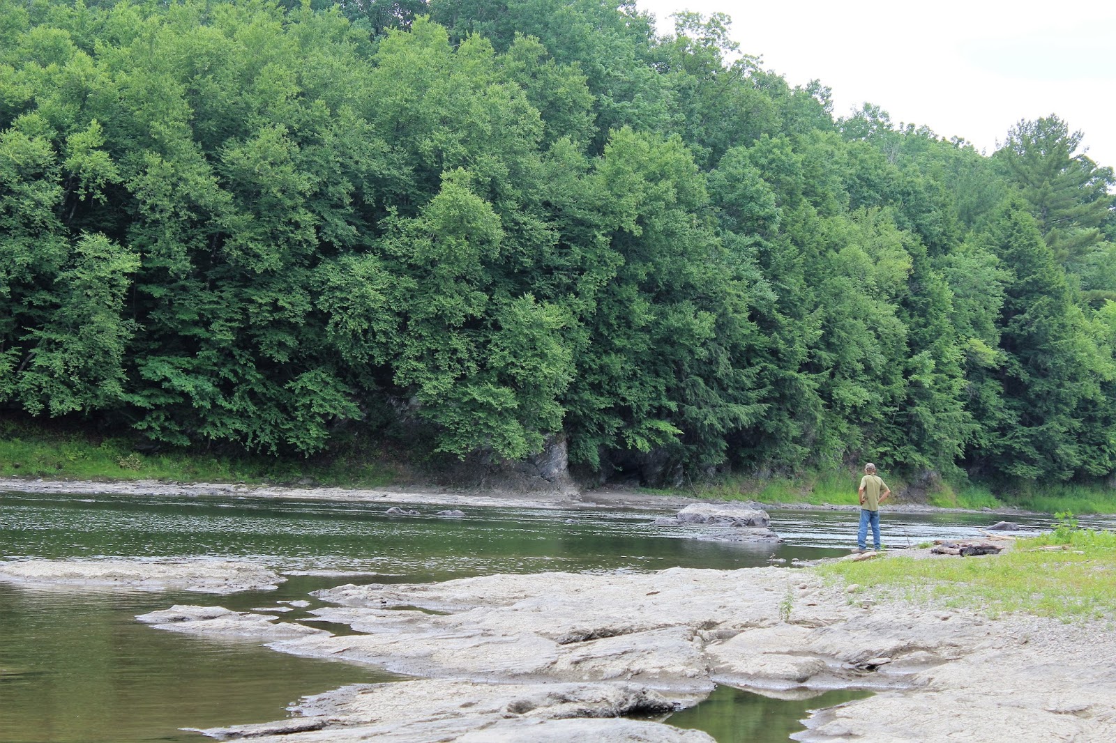 Walking Man 24 7 Fishing the Hoosic River(and Little Hoosic) with Dad