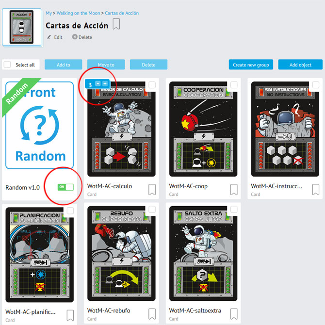 Tutorial Tabletopia. Walking on the Moon. 2D10 JUEGOS