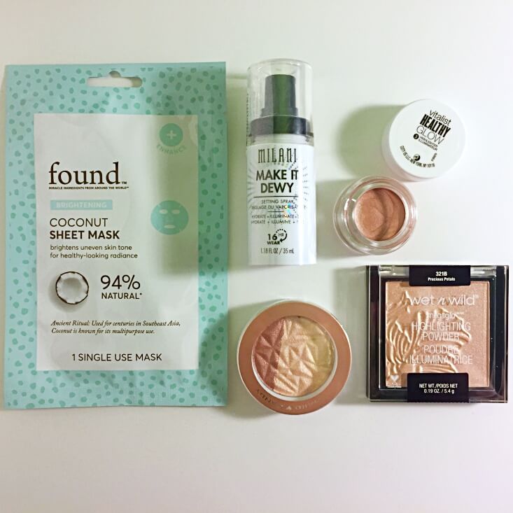 Walmart Beauty Favorites Box Glow For It products Walmart Beauty Favorites Box Glow For It products