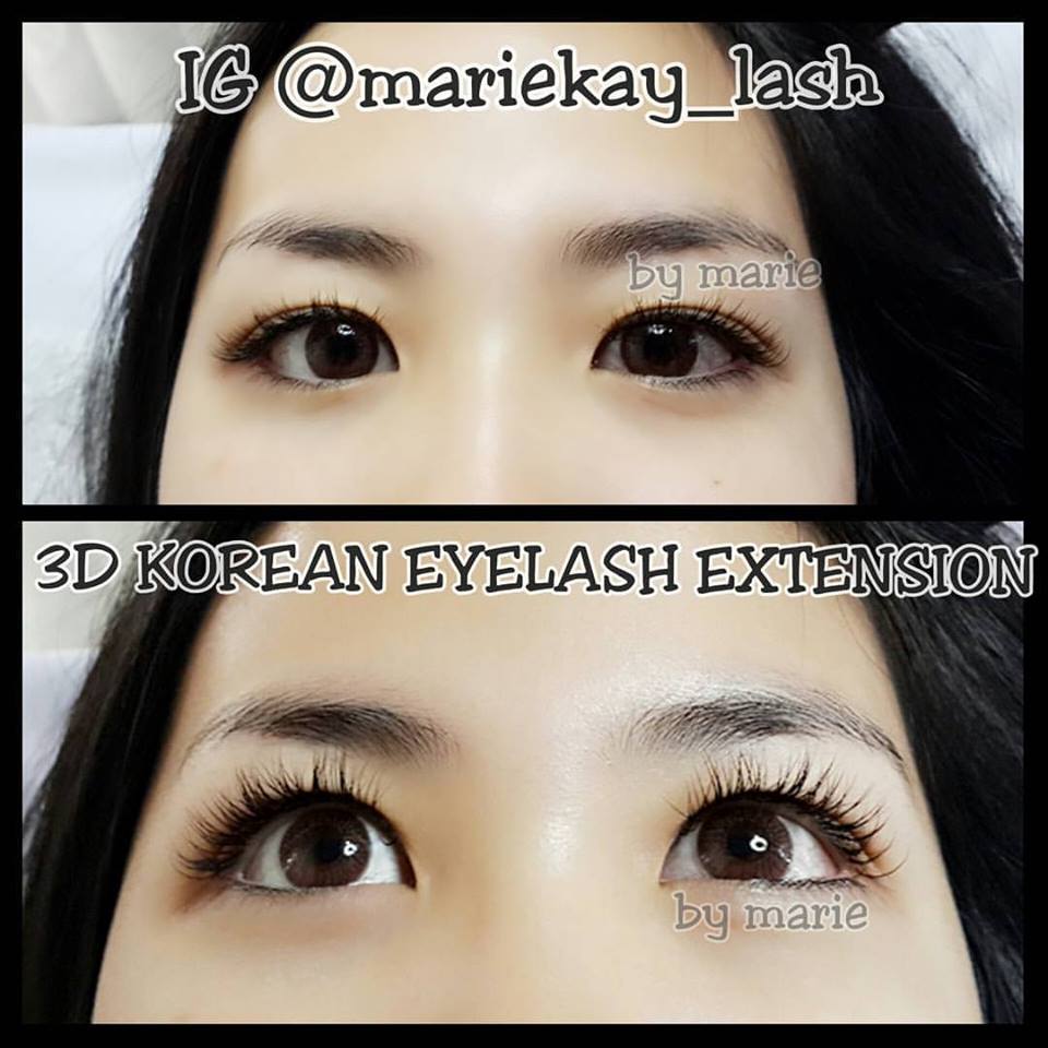 3D KOREAN EYELASH EXTENSION Menerima Kursus Sulam Alis , Bibir, Eyeliner and Kursus Eyelash