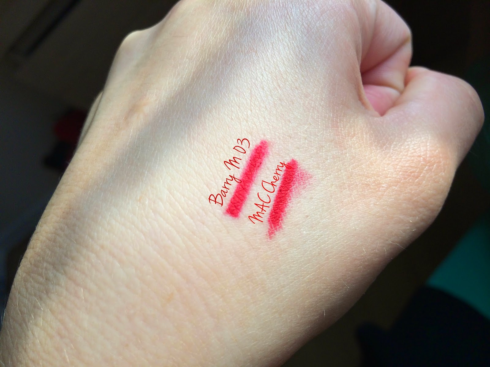 my fashion & beauty blog MAC Cherry, Nightmoth, Currant lip liners