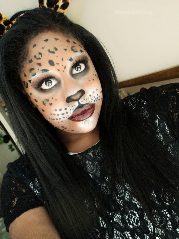 Sheer Beauty: Halloween Leopard Look