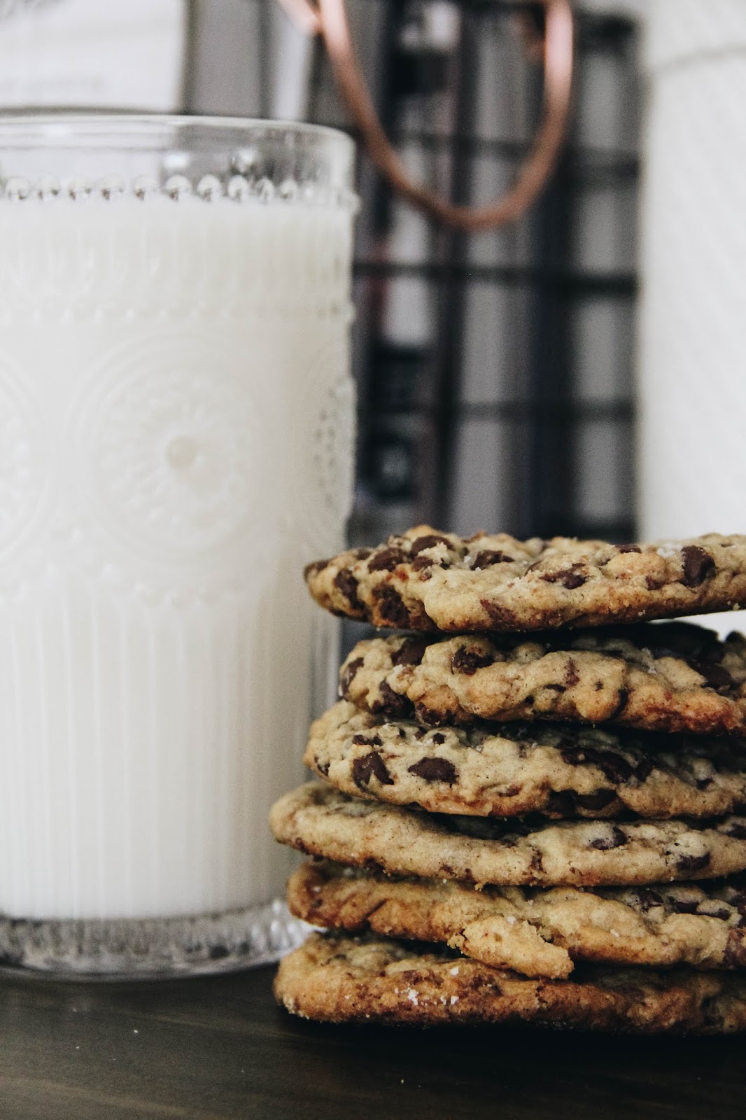 Sea Salt + Toffee Chocolate Chip Cookies Home On Oak