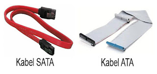 Perbedaaan Kabel SATA dan ATA Perbedaaan Kabel SATA dan ATA