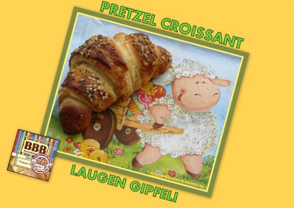 Pretzel Croissants from Sweet and That's it for the April 2014 Bread Baking Babes & Buddies Challenge