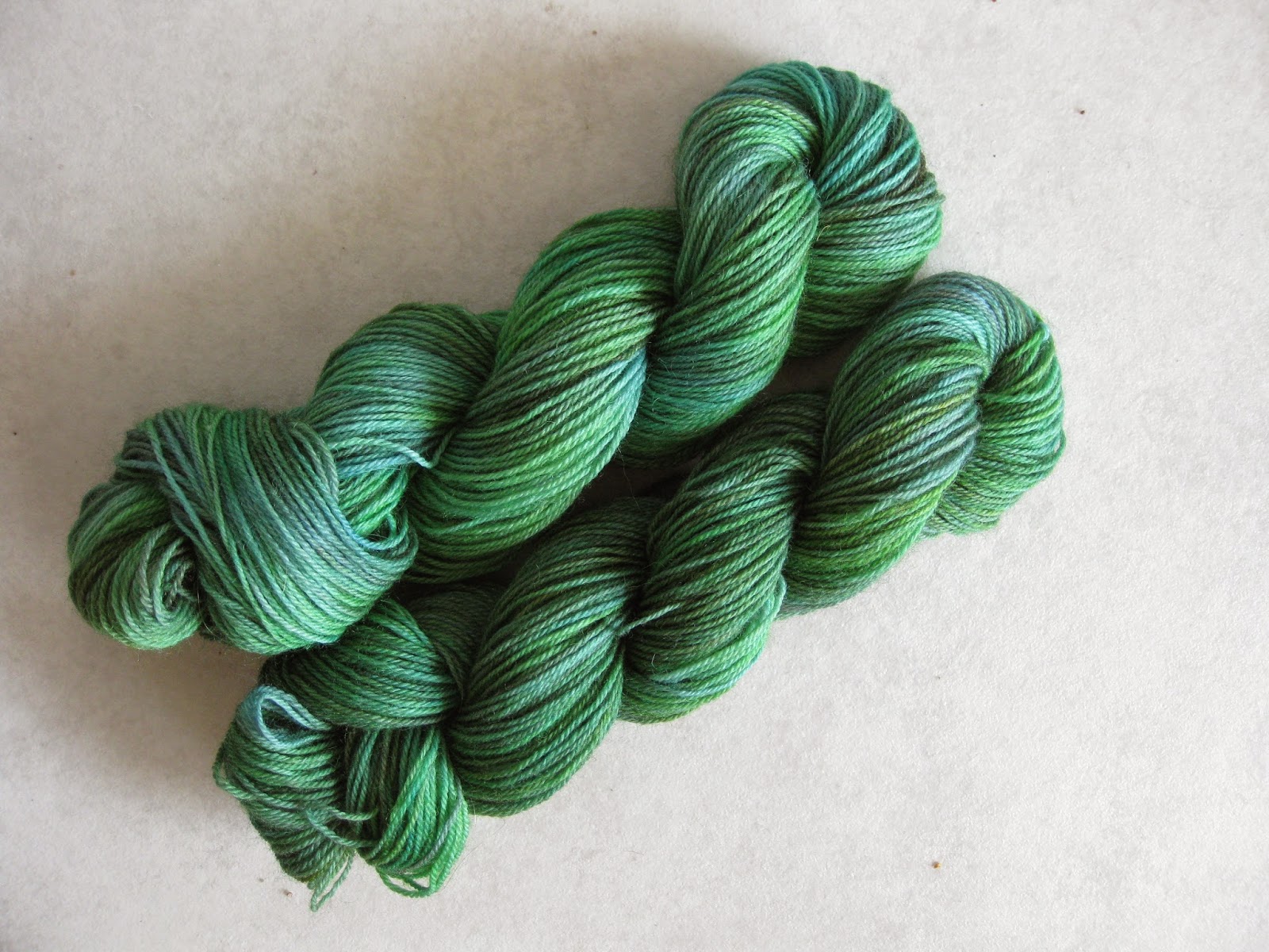 Nina's Knitting Dyeing Yarn