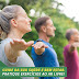 Cuide da sua saúde!  A prática regular de exercícios físicos ao ar livre contribui para uma vida saudável e equilibrada.