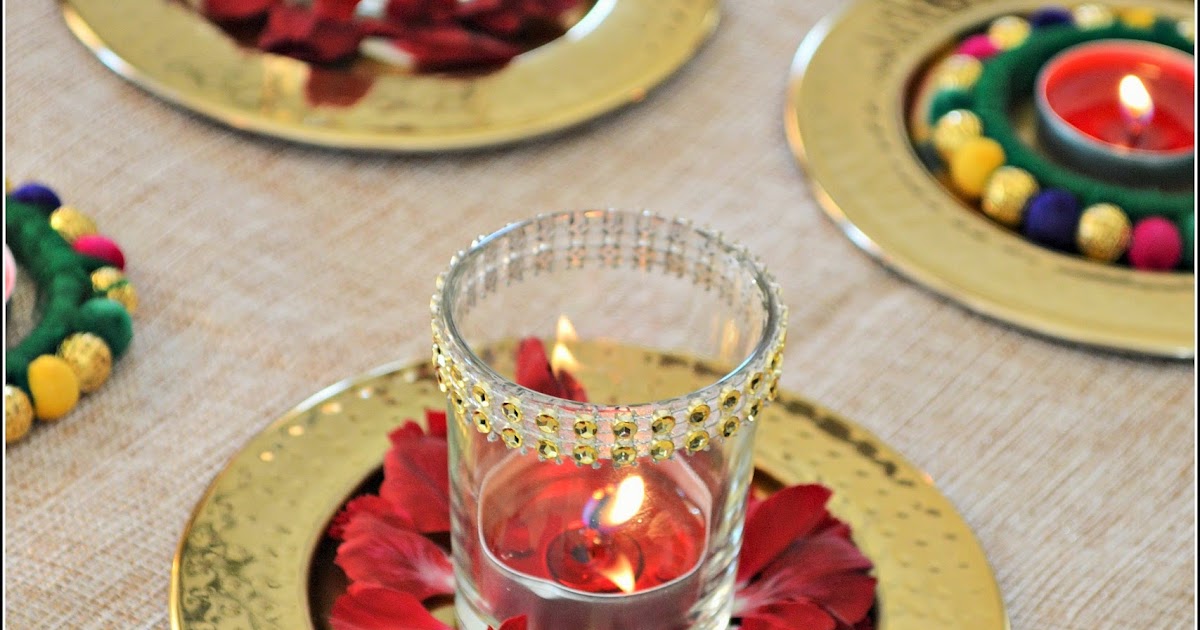 Pinkz Passion A Dash of Glam on your table ( Diwali Tablescape)