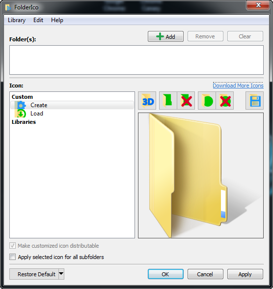 folderico icon libraries