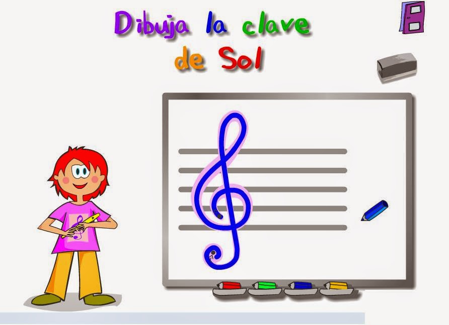 Dibuixa la clau de sol