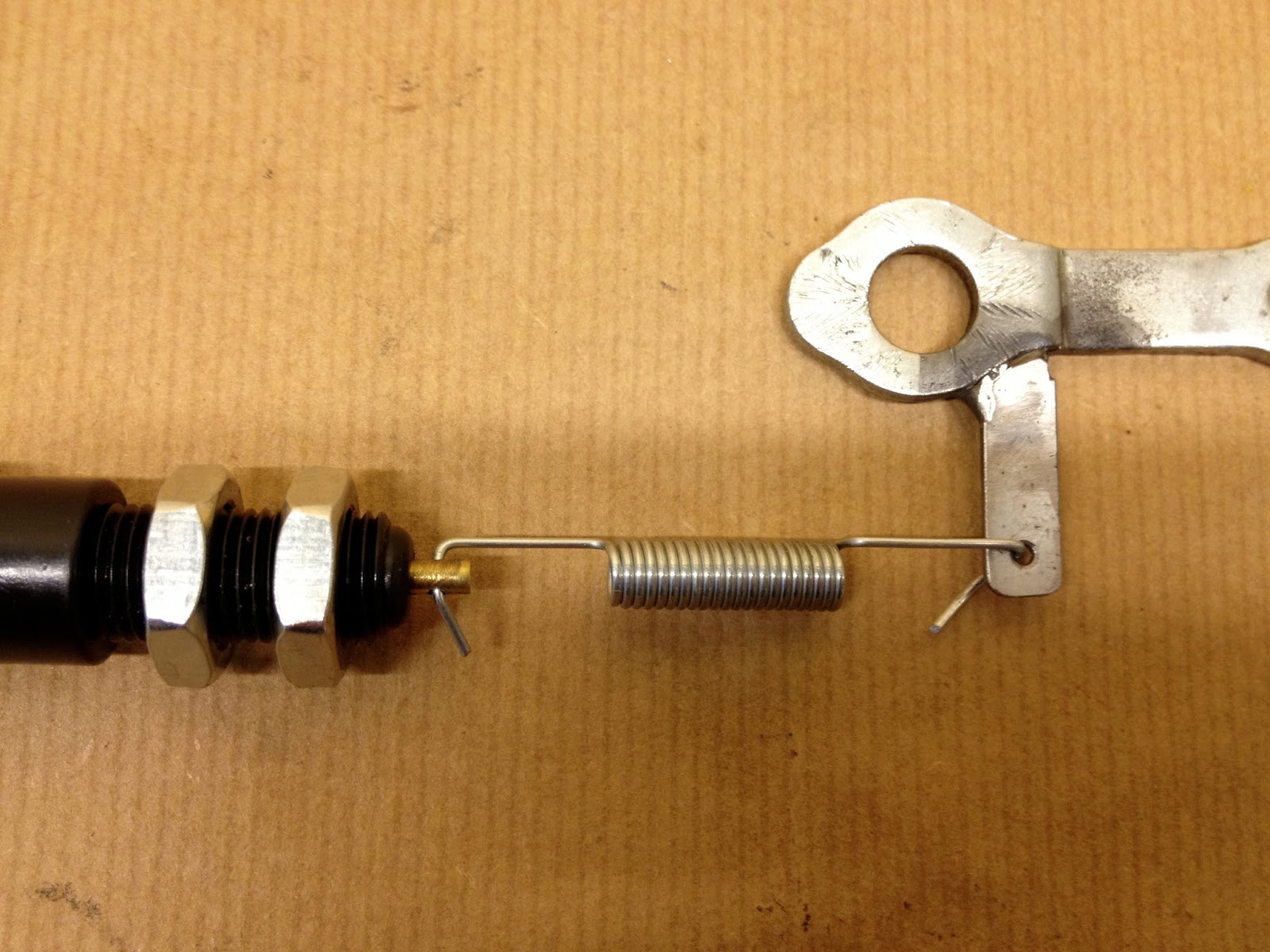 Lambretta LD150 rebuild BRAKE LIGHT SWITCH