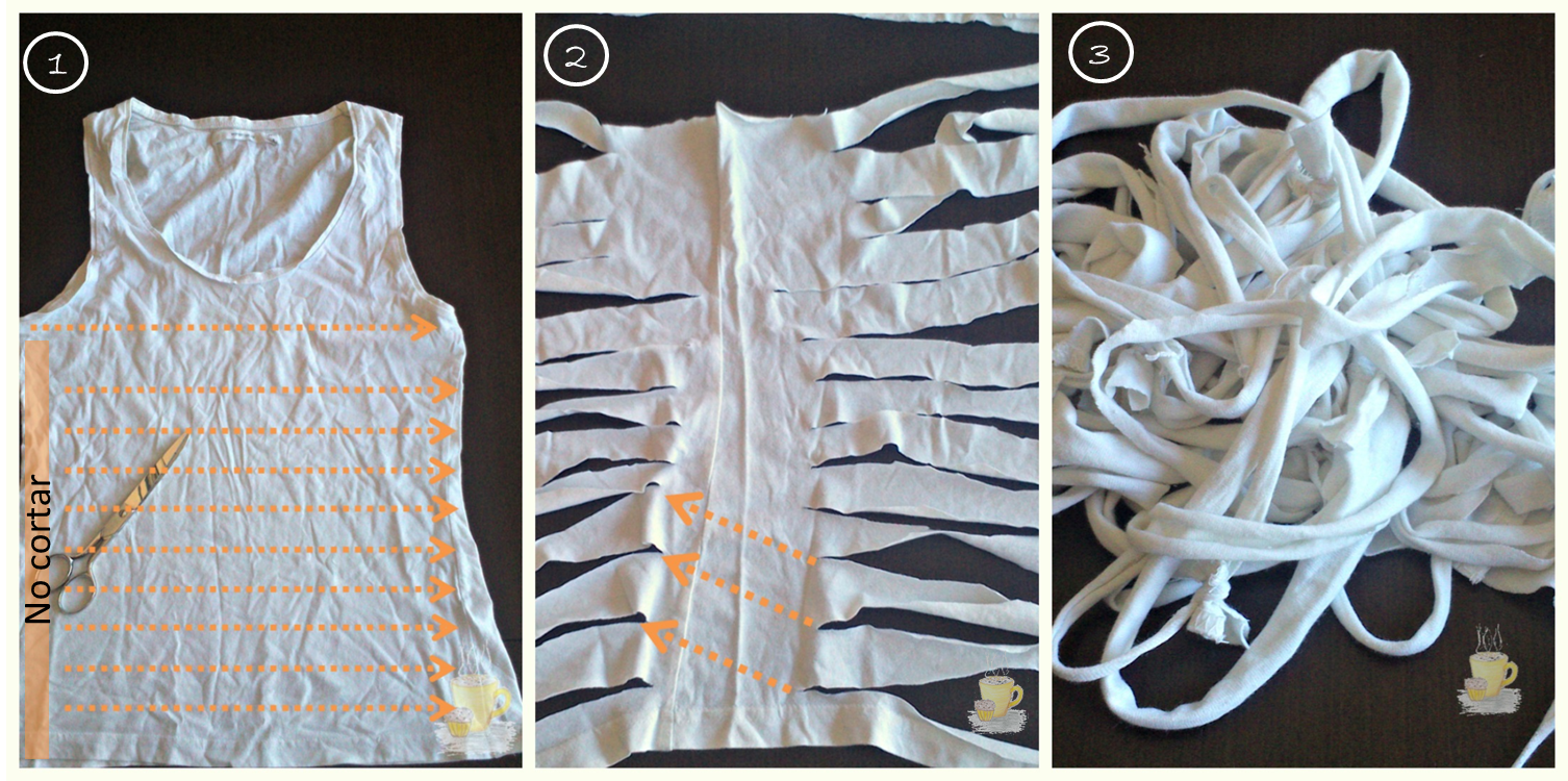 нитки из старых футболок. нарезать футболку на полоски. порезать футболку на полоски для вязания. нарезать трикотаж на полоски. нарезать трикотаж для вязания коврика.