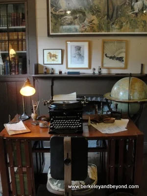 Jack London's writing room at Jack London State Historic Park in Glen Ellen, California