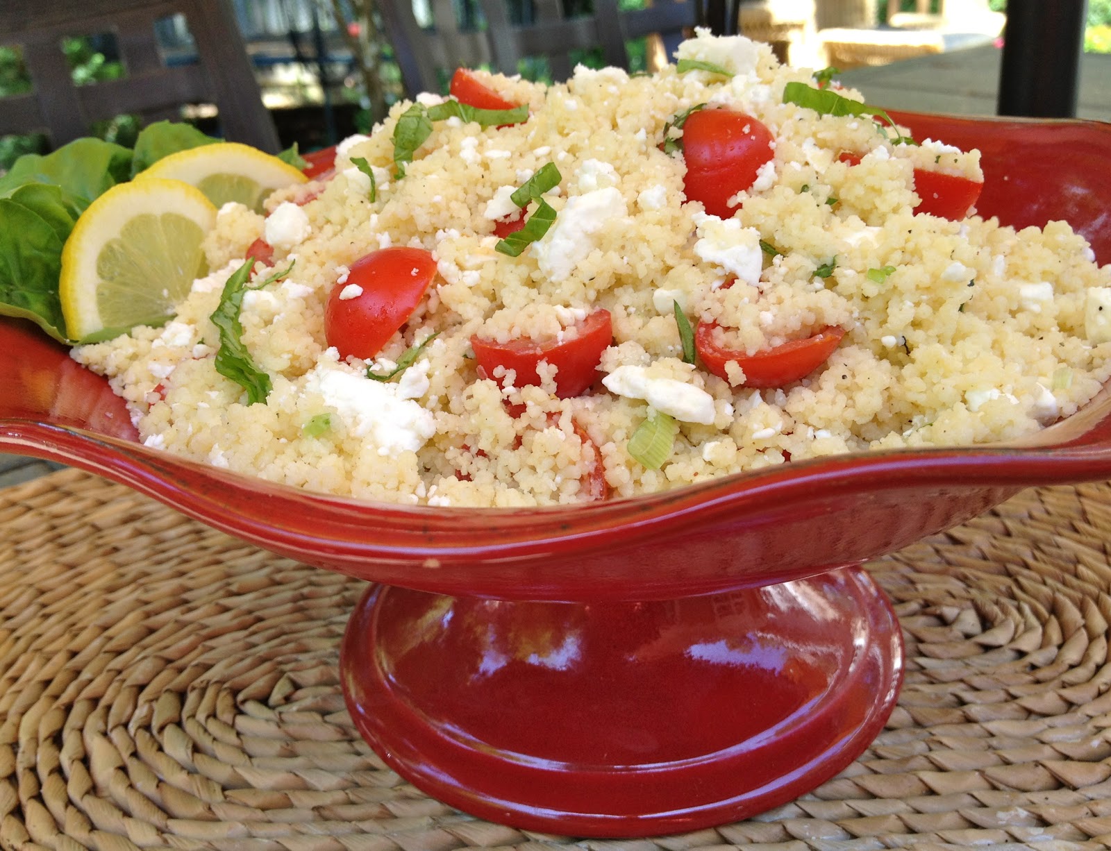 Couscous with Feta, Tomatoes &amp; Basil - A Southern Soul