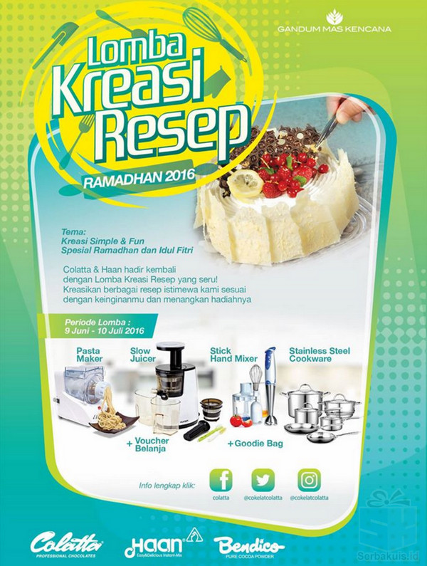 Lomba Kreasi Resep Ramadhan 2016 Lomba Kreasi Resep Ramadhan 2016
