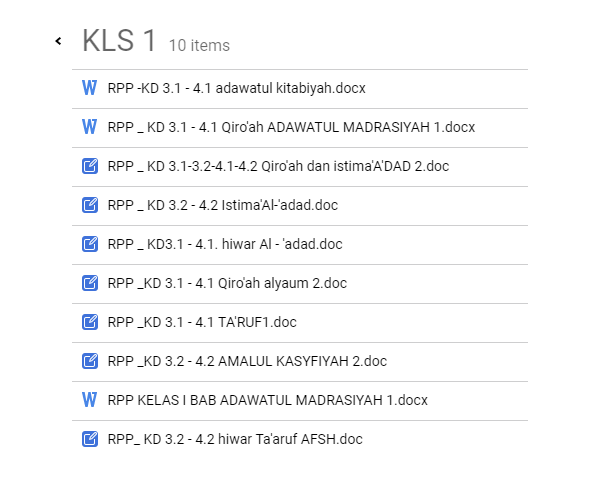 RPP Bahasa ARAB Kelas 1 2 3 4 5 6 Semester 1 &amp; 2 Revisi