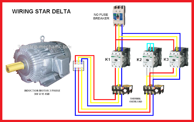 Star Delta Motor Connection Diagram 1 phase reversing motor starter wiring diagram 