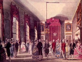 A drawing room at St James' Palace  from The Microcosm of London (1808-10)