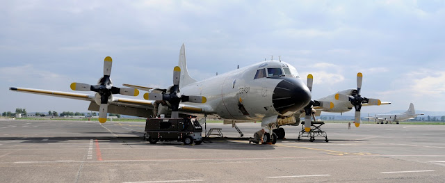 Relevo del avión P-3M Orion en el destacamento de Sigonella (EUNAVFOR SOPHIA)
