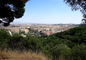 The view across Rome from Monte Mario
