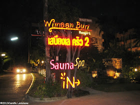 Entrance sign near Sabeinglae 2 in Chaweng