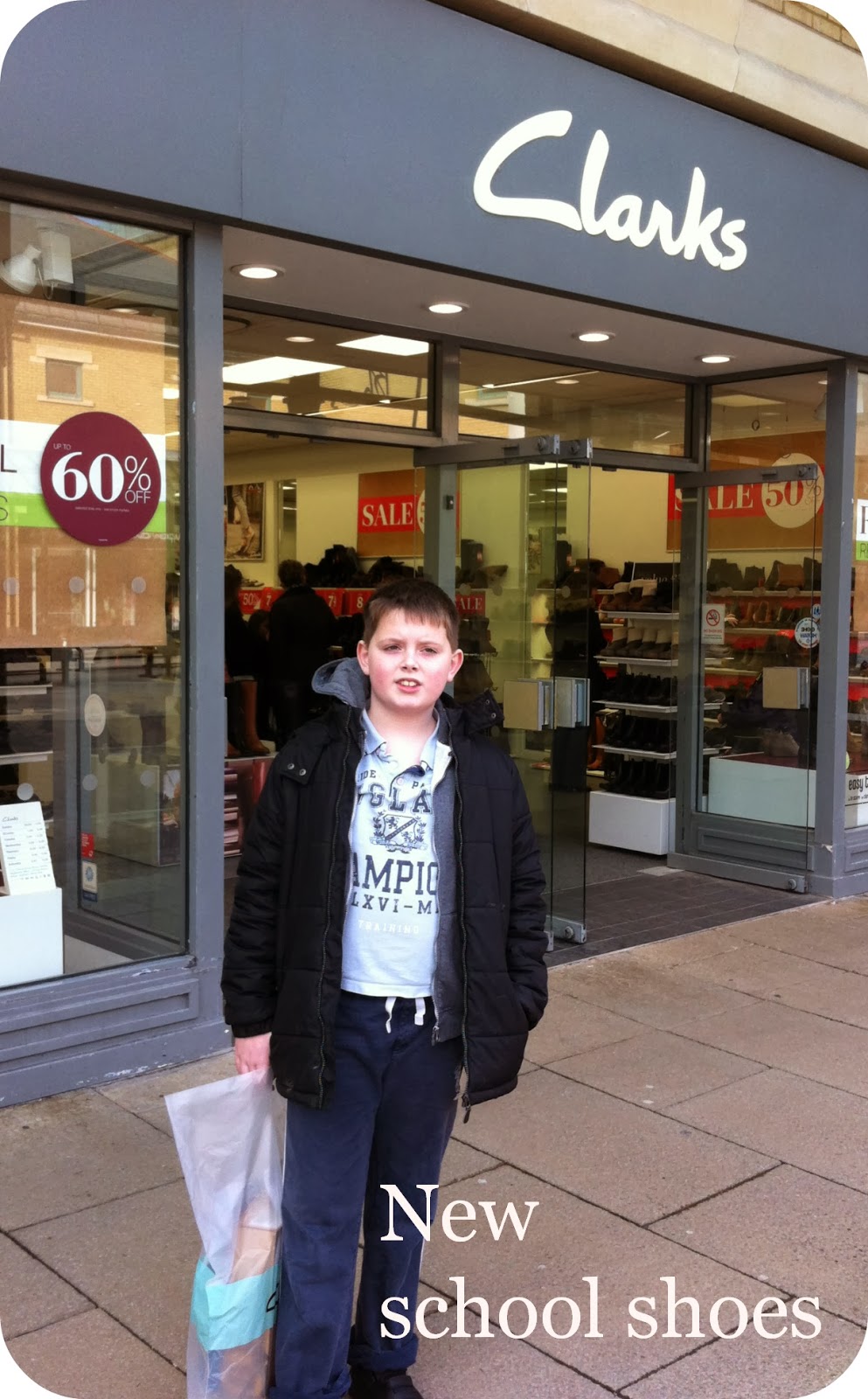 clarks boys school shoes