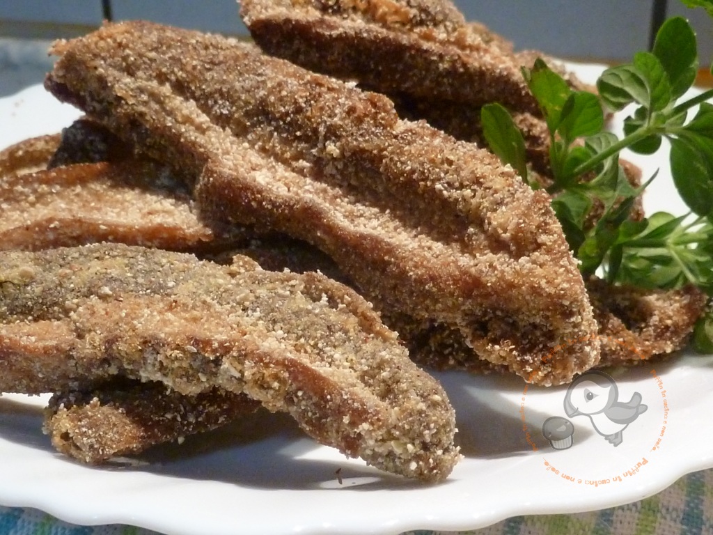 Funghi porcini fritti con farina di mais...così semplicemente