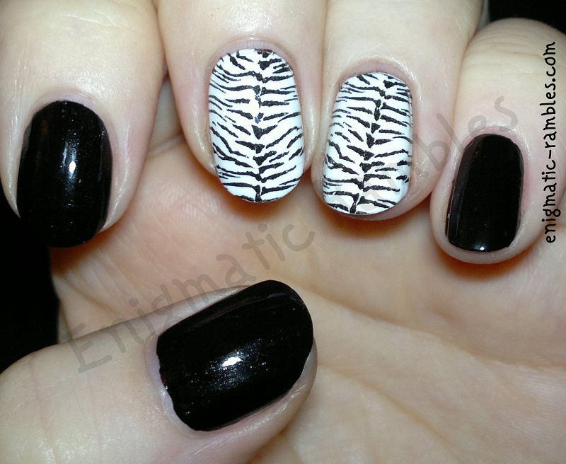 zebra-print-stamped-nails-nail-art-bp16-bps16
