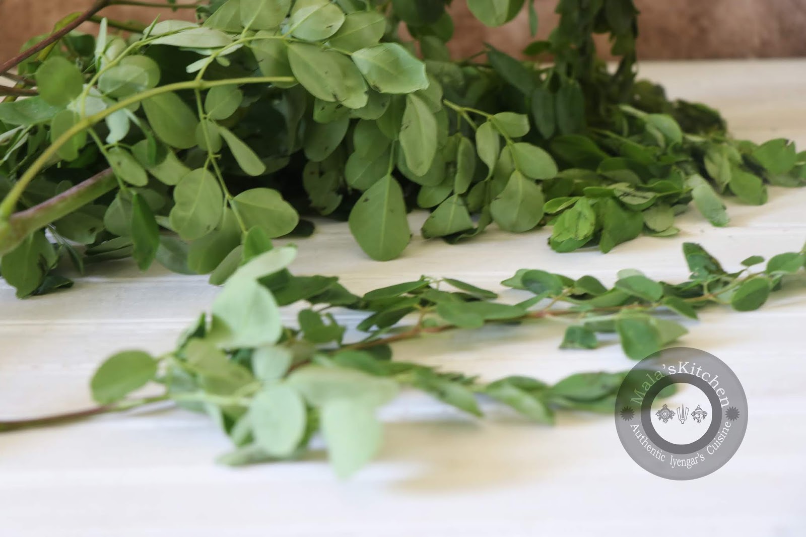 Nuggesoppina Palya Drumstick Leaves Curry MalasKitchen