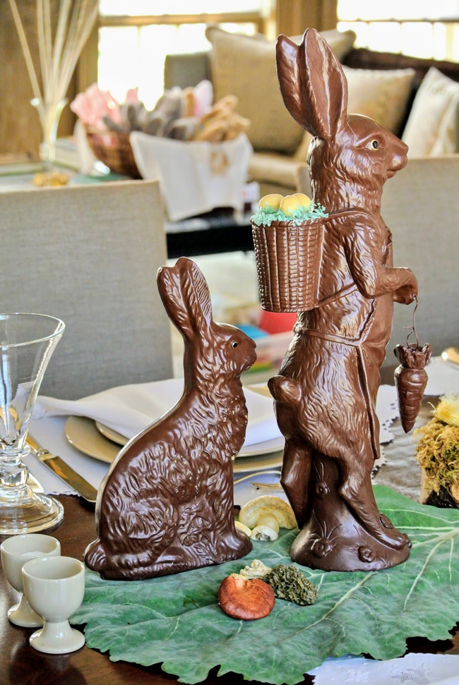 Image result for martha stewart's 16" chocolate bunny on qvc"