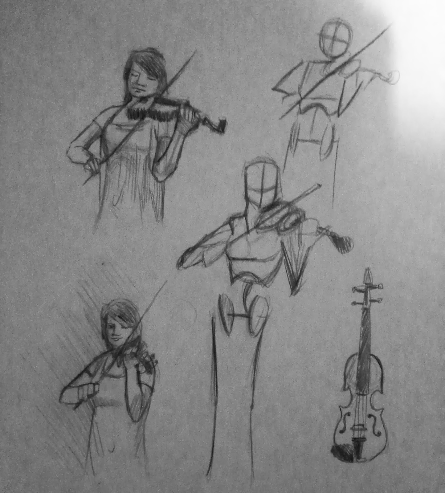 Alex's Illustration Blog Figure Drawing and Violins
