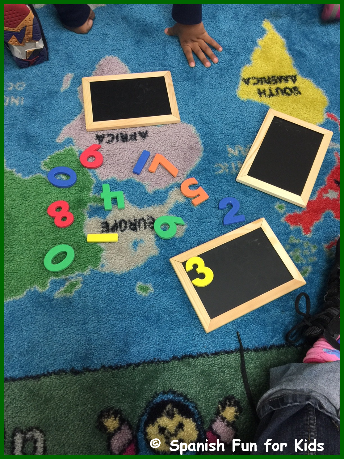 Music and Spanish Fun Five Fun Activities with Boards and Numbers