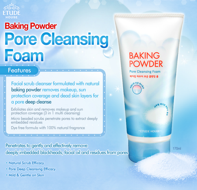 Baking powder deep cleansing foam