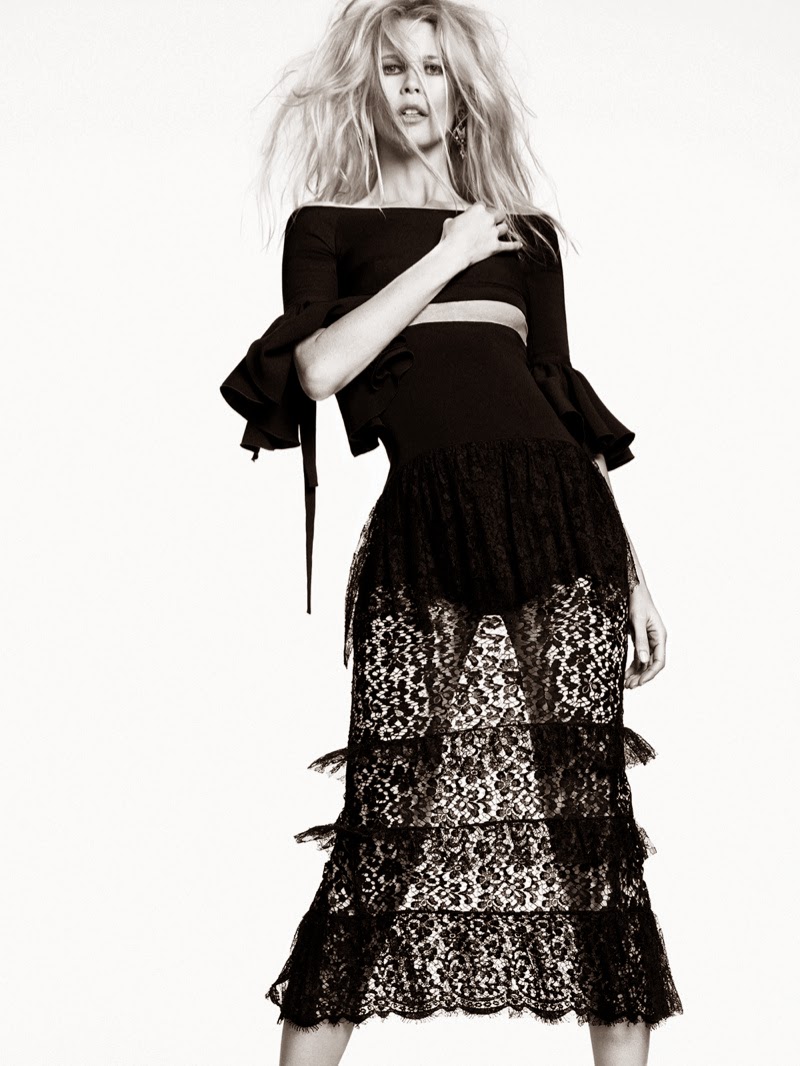 crunchylipstick: Claudia Schiffer Wows in The Edit Photo Shoot, Talks ...