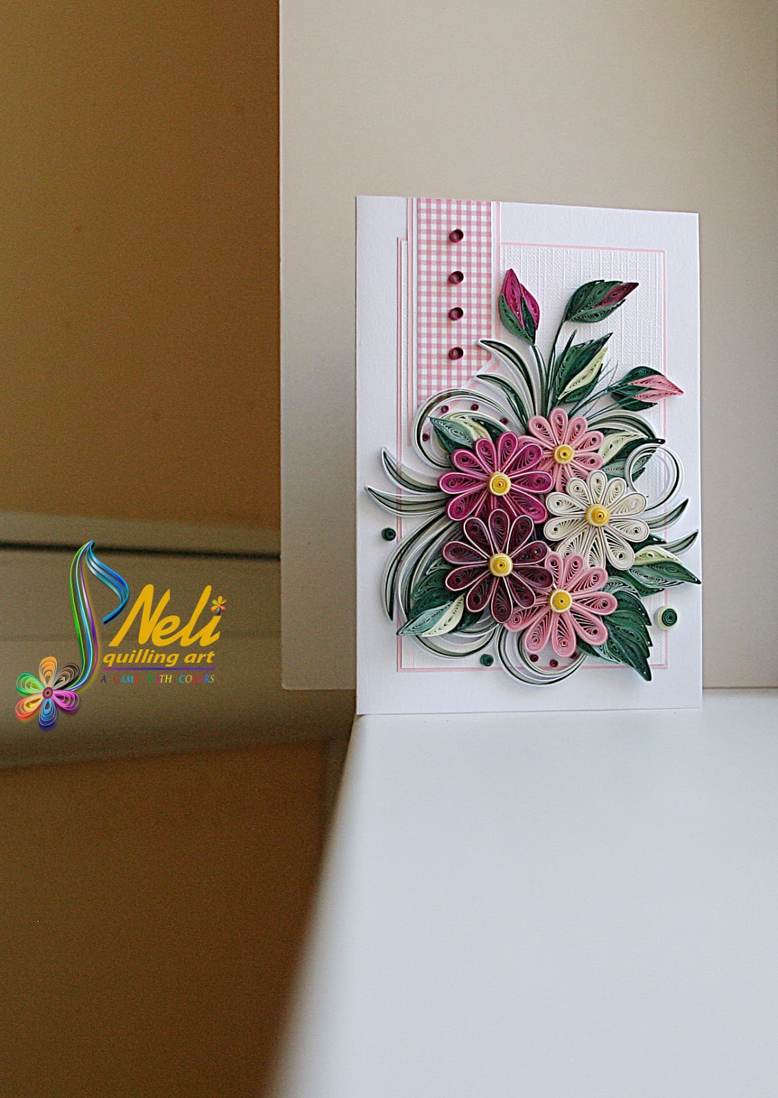 Neli Quilling Art Quilling cardsflowers