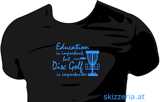 Education is important Disc Golf Shirt