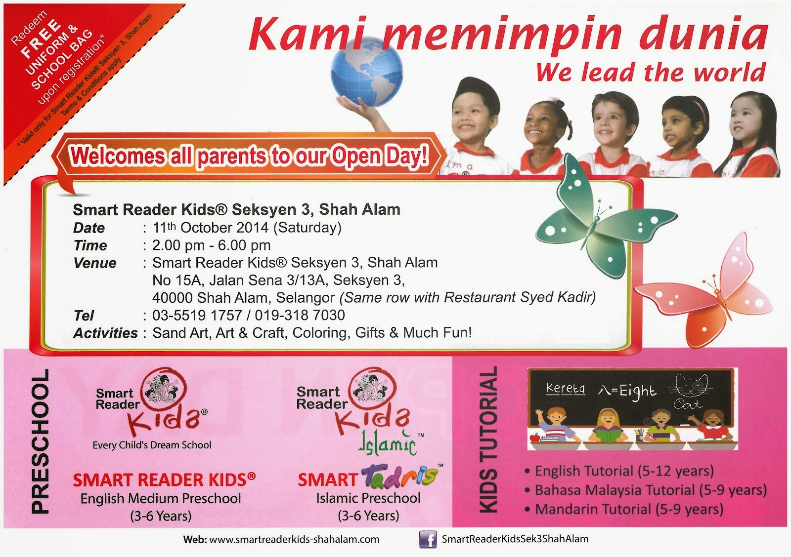 Join Our Oct'14 Open Day!