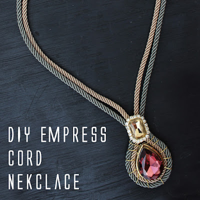 DIY Empress Cord necklace tutorial - Sayuri