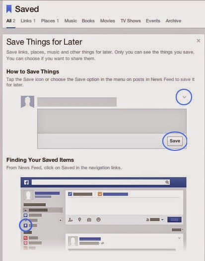 save on facebook