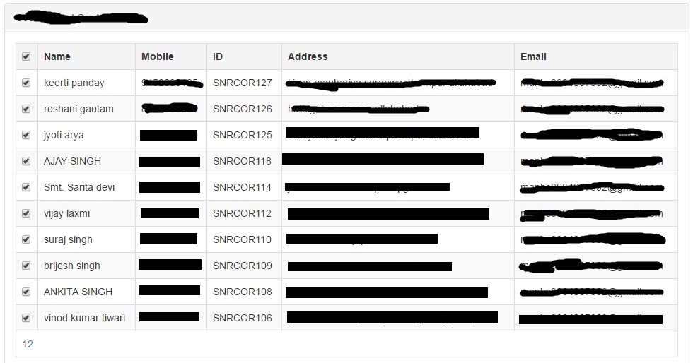Logicsense Implement check all checkbox functionality in