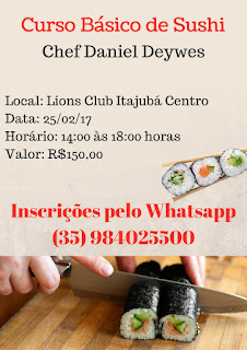 5º Curso de Sushi com Chef Daniel Deywes - 25/02/17