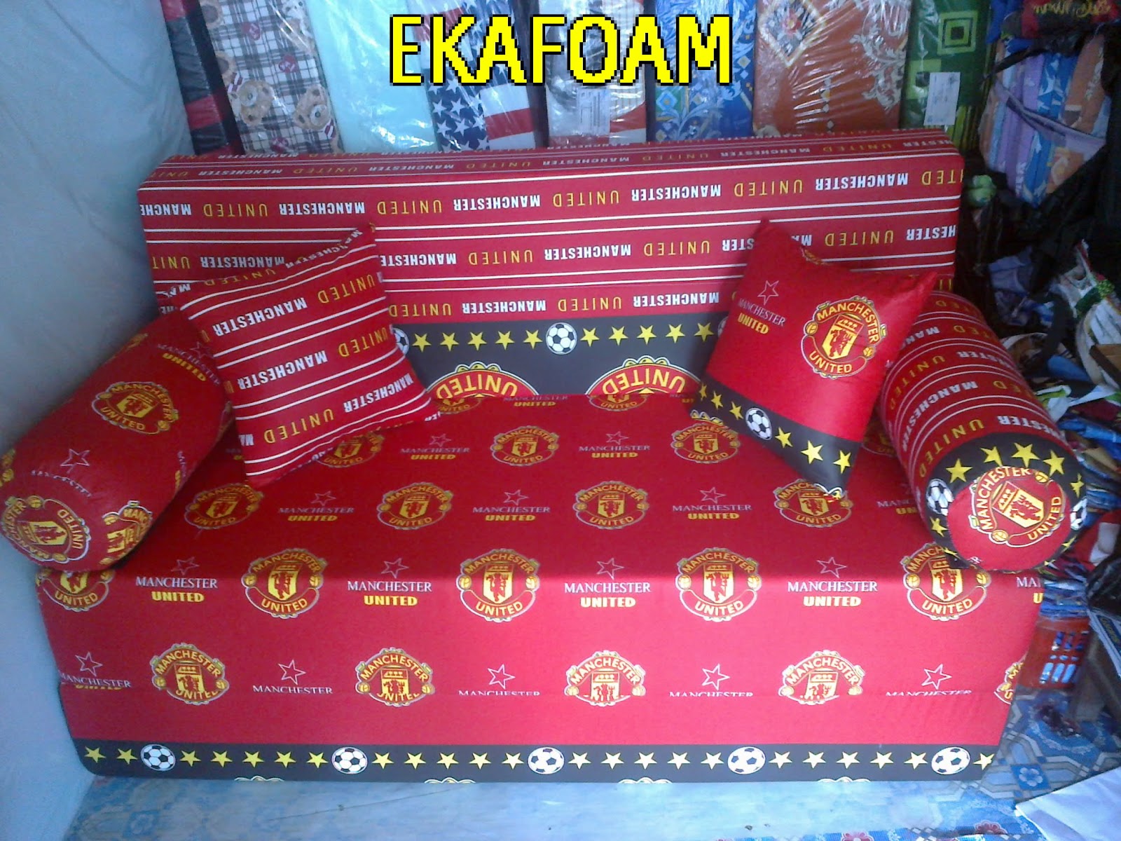 SOFABED INOAC Motif MU AGEN RESMI KASUR BUSA INOAC Inoac Ekafoam