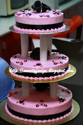 3-tier Wedding Buttercream Cake