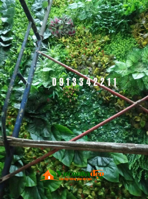Thi Công tường cây giả - Đẹp như tường cây thật - 28