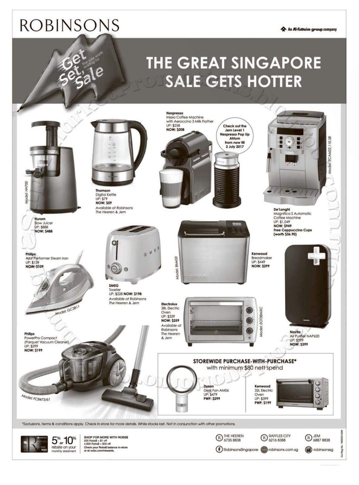 Robinsons The Great Singapore Sale Kitchen Appliances 09 June 2017