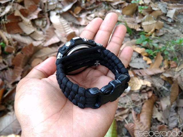 tali gelang strap jam tangan watch paracord diy survival bushcraft pendaki pendakian